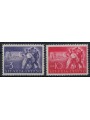 TRIESTE B 1950 1° Maggio 2v MNH**