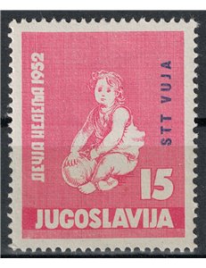 TRIESTE B 1952 Settimana dell'infanzia MNH**