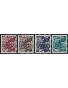 TRIESTE B 1952 Congresso del Partito 4v MNH**