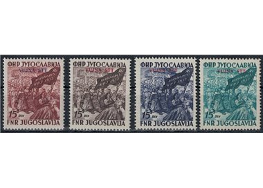 TRIESTE B 1952 Congresso del Partito 4v MNH**