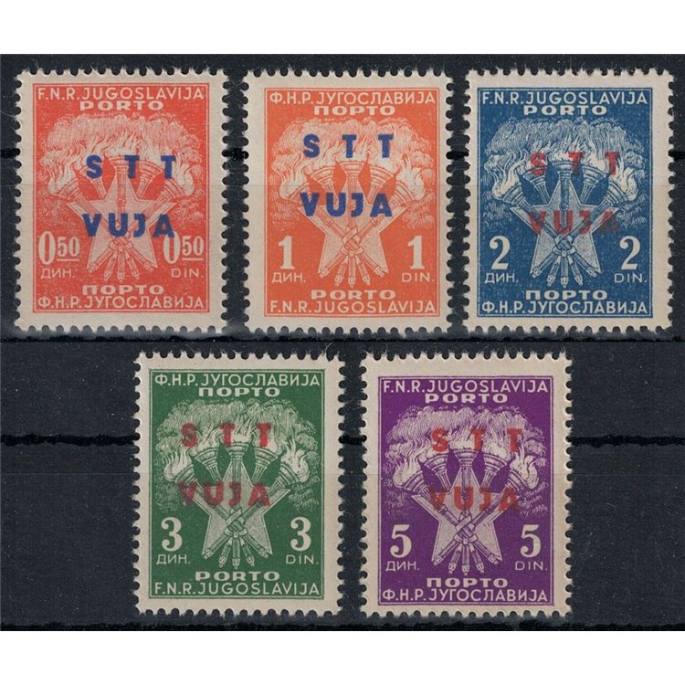 TRIESTE B 1949 Postage Due 5v MNH**