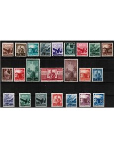 ITALY 1945-46 Democratic Series 23v MH*