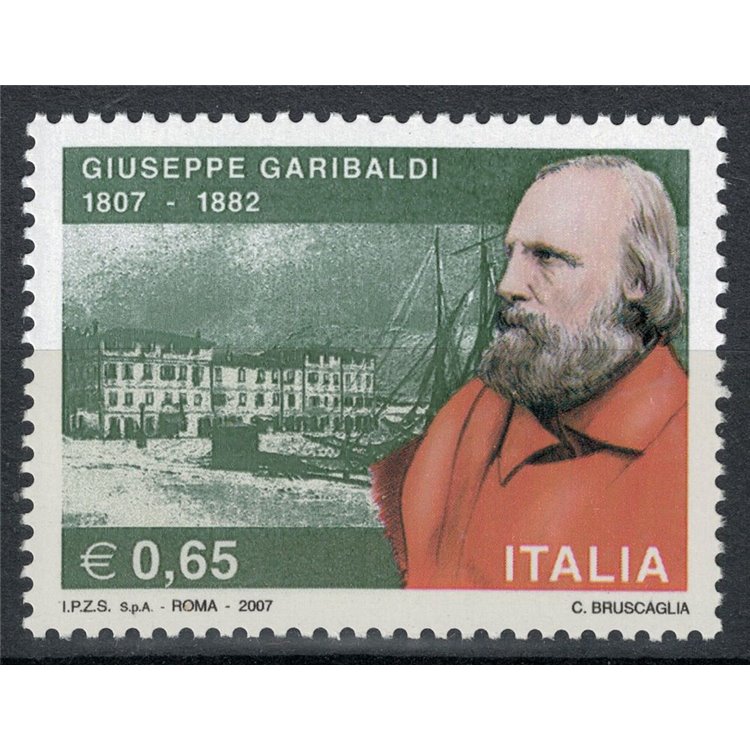 ITALIA 2007 Giuseppe Garibaldi MNH**