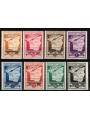 SAN MARINO 1943 Fall of Fascism (airmail) 8v MNH**