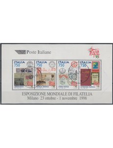 ITALY 1997 s/s us Philatelic Exhibition