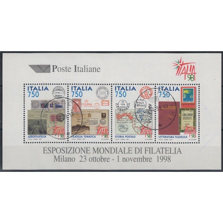 ITALY 1997 s/s us Philatelic Exhibition