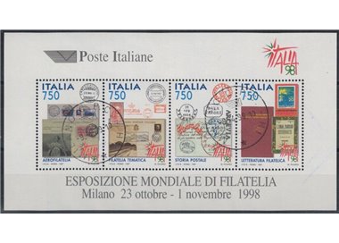 ITALIA 1997 Esposizione di filatelia BF us
