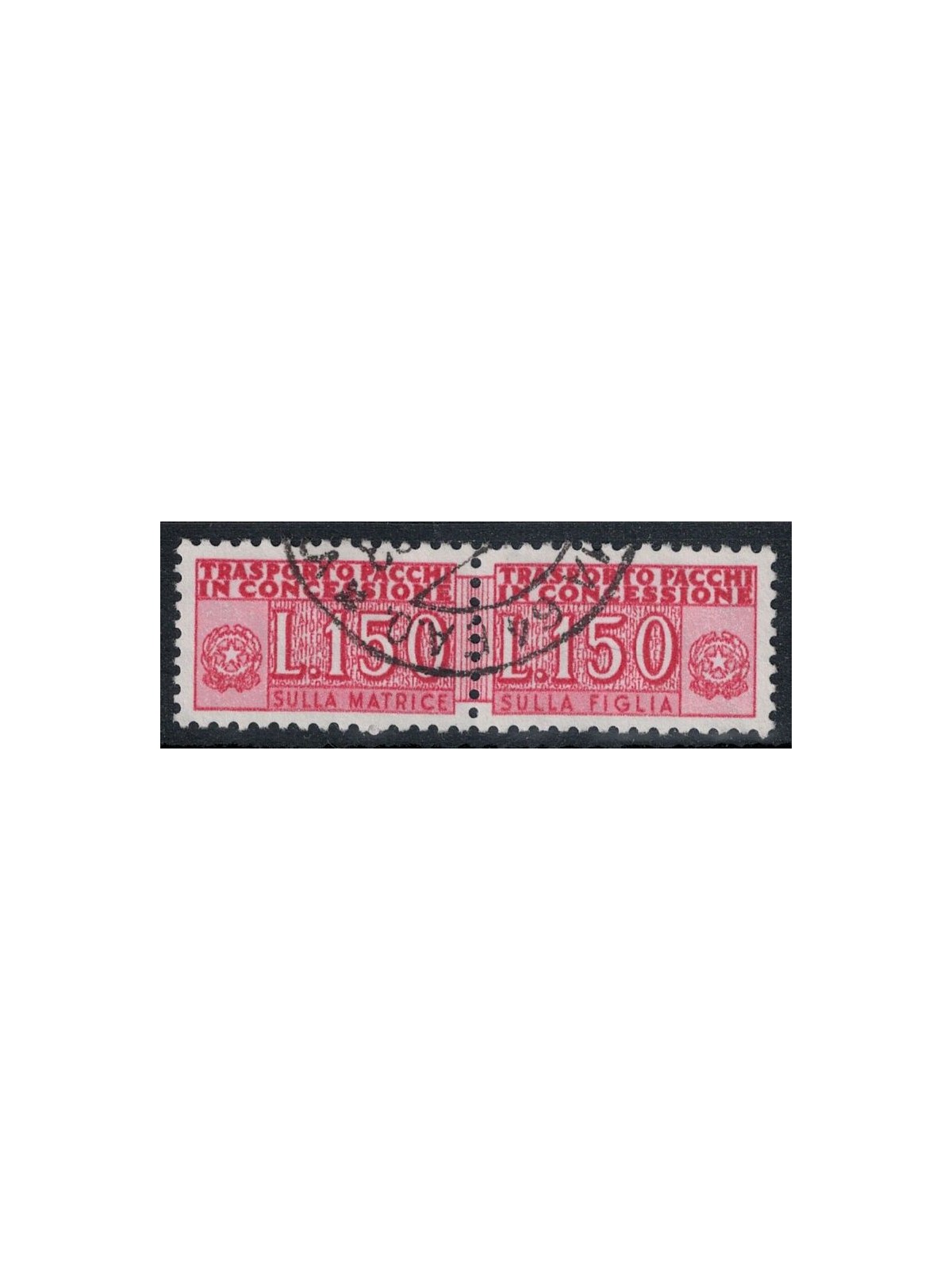 ITALY 1968 Parcels in concession us
