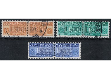 ITALY 1976-81 3v us concession parcels