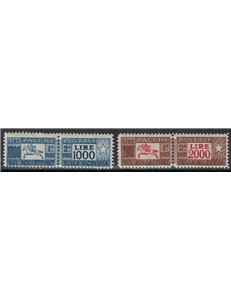 ITALY 1957 Postal parcels 2v MNH**