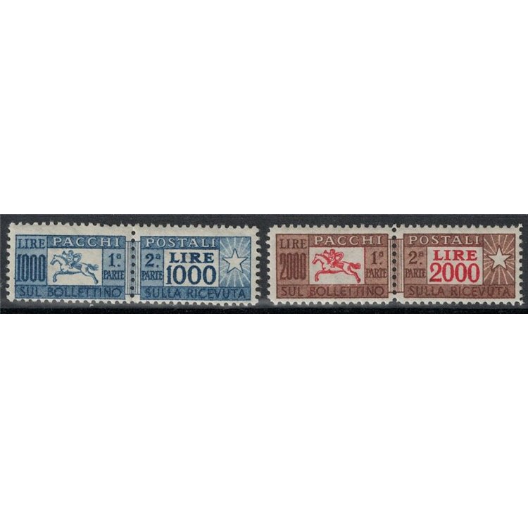 ITALY 1957 Postal parcels 2v MNH**