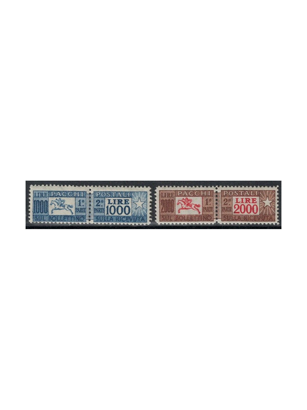 ITALIA 1957 Pacchi postali 2v MNH**