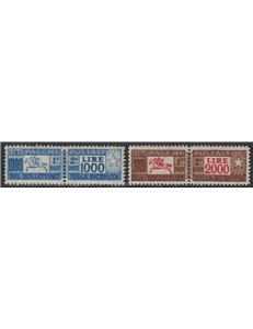 ITALY 1957 Postal Parcels 2v MH*