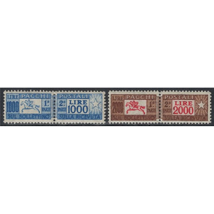 ITALY 1957 Postal Parcels 2v MH*