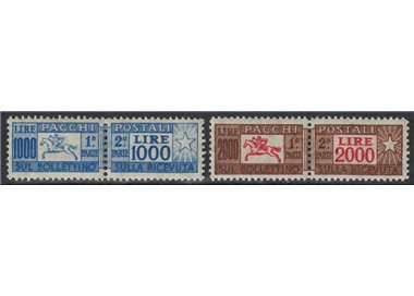 ITALIA 1957 Pacchi postali 2v MH*