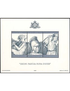 SAN MARINO 1981 Bimillennium of the Death of Virgil s/s MNH**