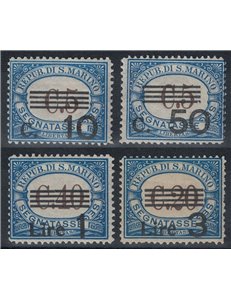 SAN MARINO 1940 Segnatasse 4v MH*