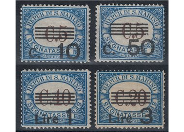 SAN MARINO 1940 Segnatasse 4v MH*