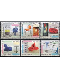ITALIA 2001 Design italiano 6v us