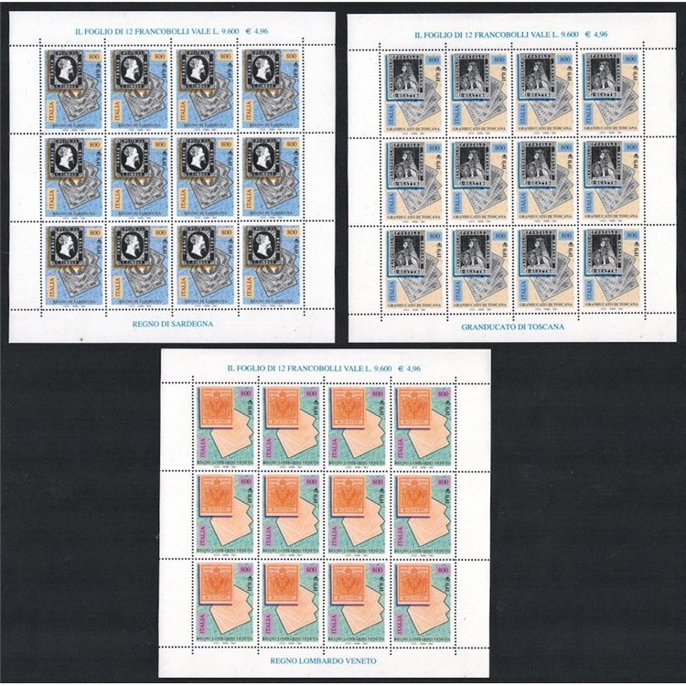 ITALY 2001 Ancient States 3 m/s MNH**