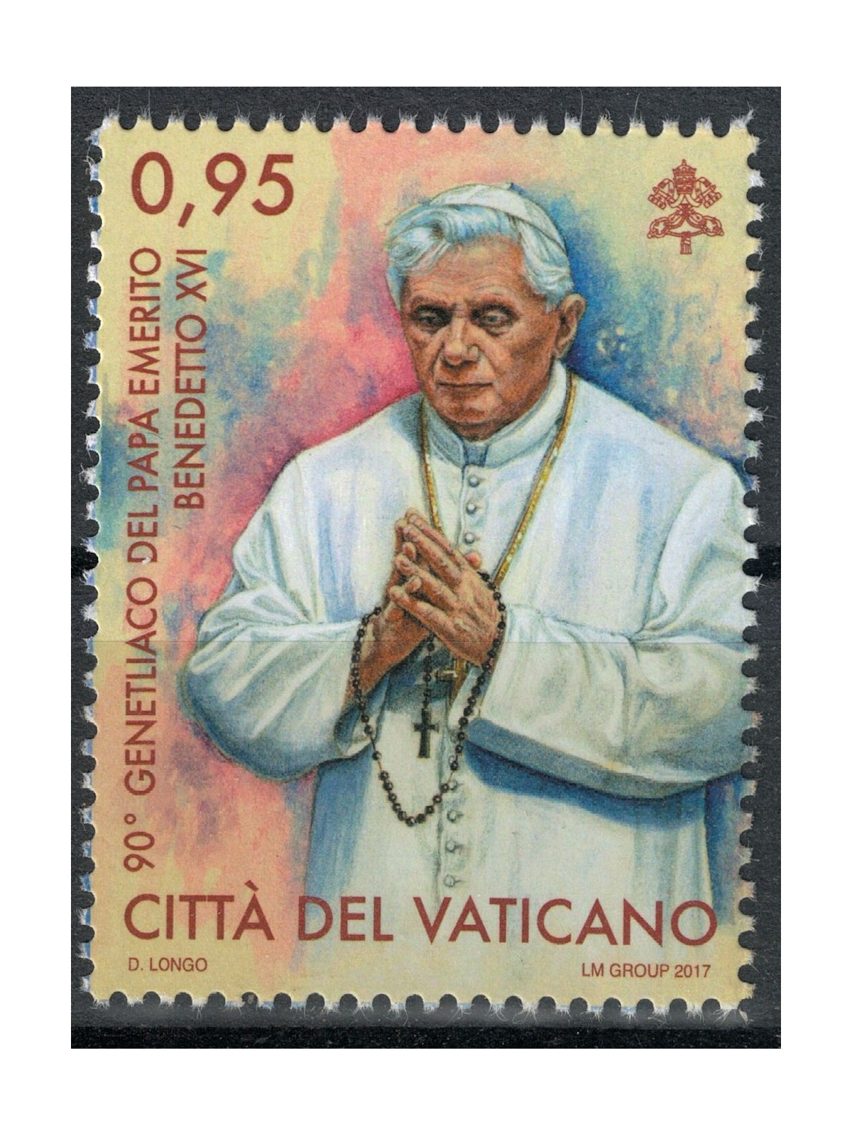VATICAN 2017 Birthday Benedict XVI MNH**