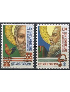 VATICAN 2017 Martyrdom of Saints Peter and Paul 2v MNH**