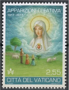 VATICAN 2017 Apparitions of Fatima MNH**