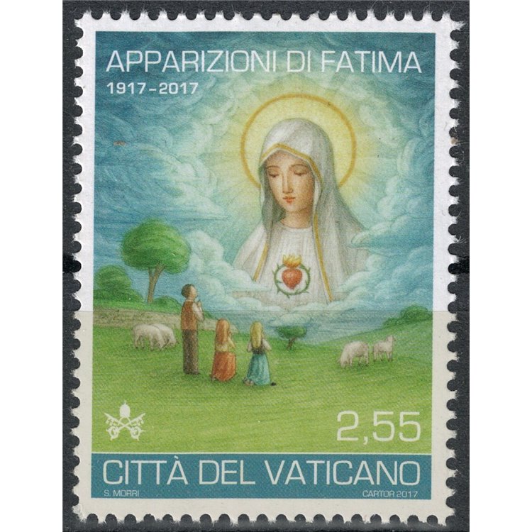 VATICAN 2017 Apparitions of Fatima MNH**
