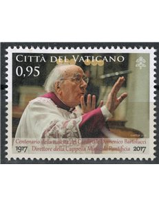 VATICAN 2017 Cardinal Domenico Bartolucci MNH**