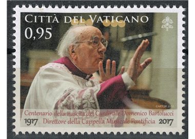 VATICANO 2017 Cardinale Domenico Bartolucci MNH**