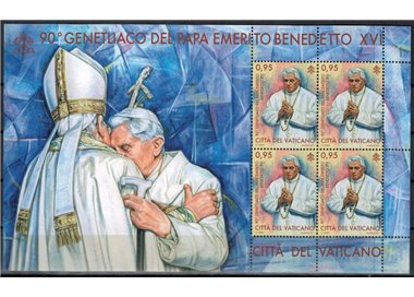 VATICANO 2017 Genetliaco Benedetto XVI MF MNH**