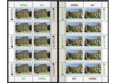 VATICANO 2017 Europa 2 MF MNH**