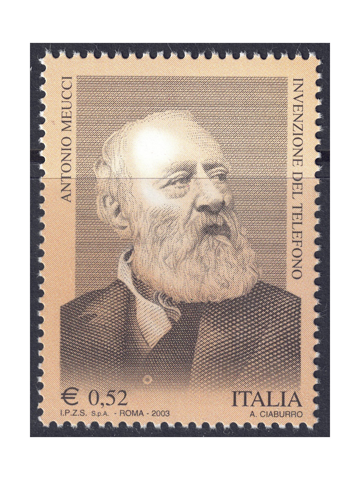 ITALIA 2003 Antonio Meucci MNH**