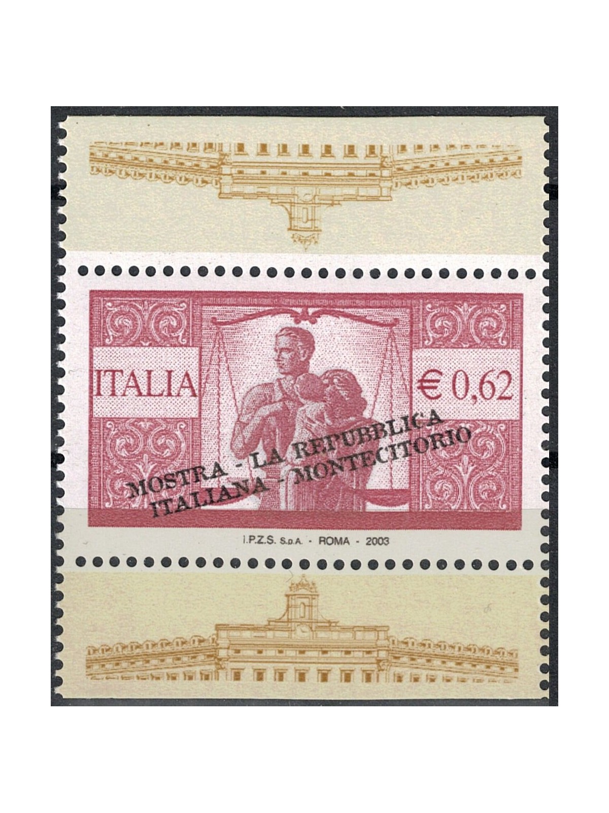 ITALIA 2003 Mostra filatelica Montecitorio (da LB) MNH** (a)