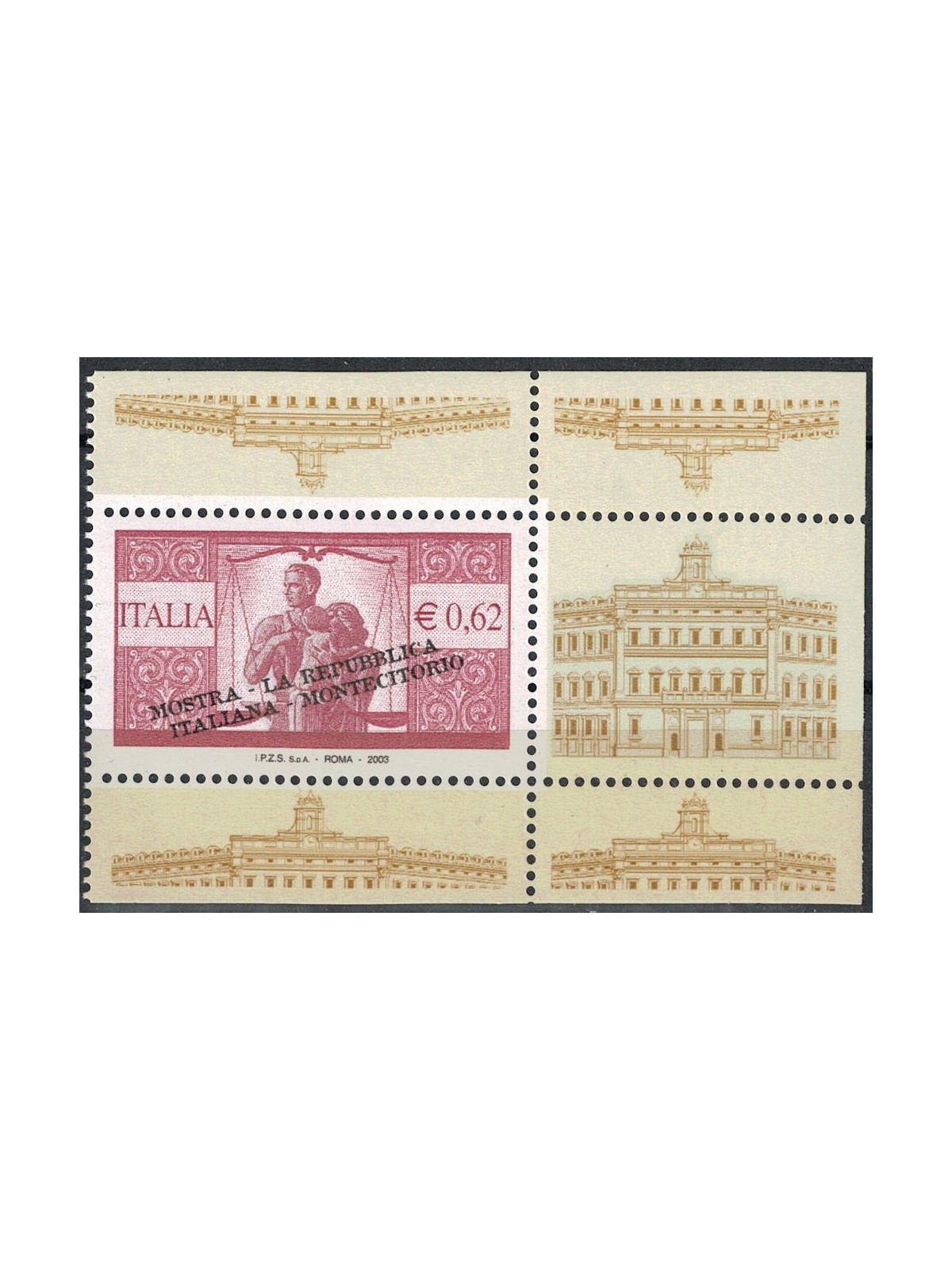 ITALIA 2003 Mostra filatelica Montecitorio (da LB) MNH** (b)