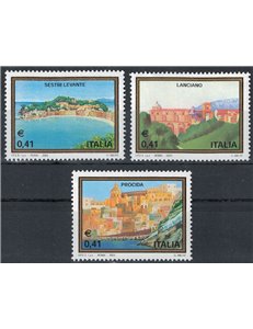 ITALIA 2003 Turismo 3v MNH**