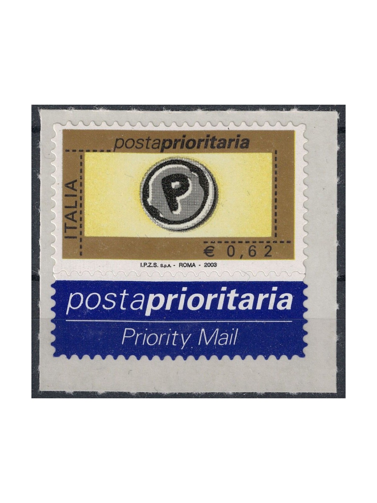 ITALIA 2003 Posta prioritaria € 0,62 MNH**