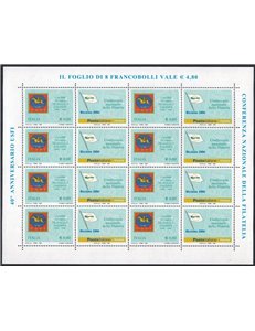 ITALIA 2006 Unione Stampa Filatelica Italiana MF MNH**