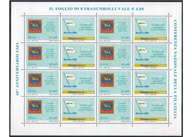 ITALIA 2006 Unione Stampa Filatelica Italiana MF MNH**