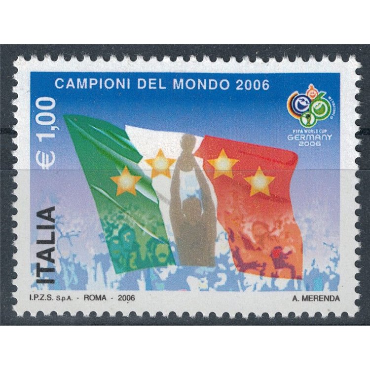 ITALIA 2006 Italia Campione del Mondo MNH**