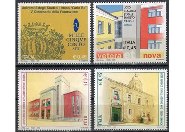 ITALY 2006 Schools and Universities 4v MNH**