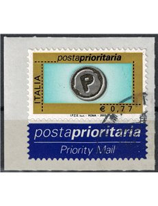ITALIA 2003 Posta prioritaria € 0,77 us