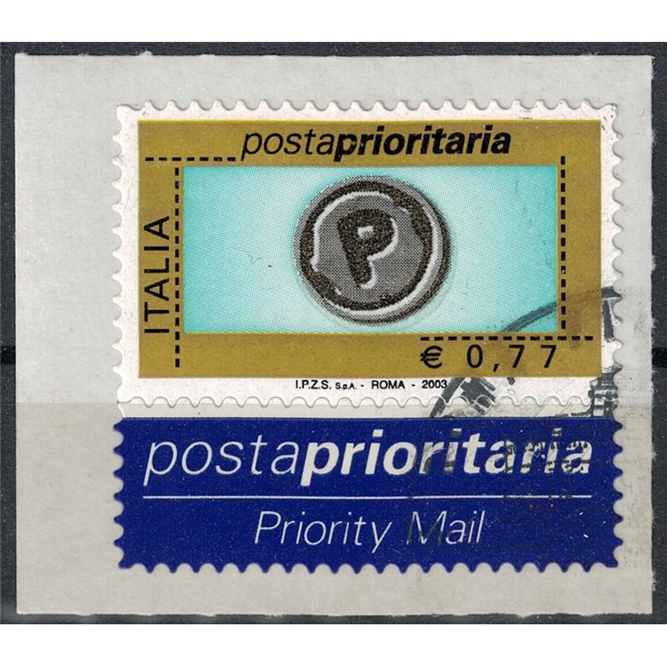 ITALIA 2003 Posta prioritaria € 0,77 us