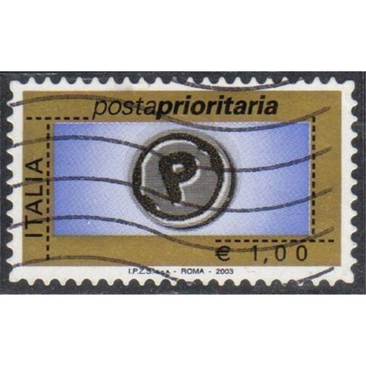ITALIA 2003 Posta prioritaria € 1,00 us