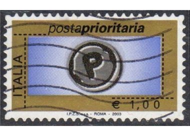 ITALY 2003 Priority Mail €1.00 us