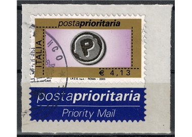 ITALIA 2003 Posta prioritaria € 4,13 us