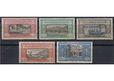 ITALIA REGNO 1923 Alessandro Manzoni 5v MH*