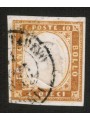 KINGDOM OF SARDINIA 1863 Effigy 10c bistro us