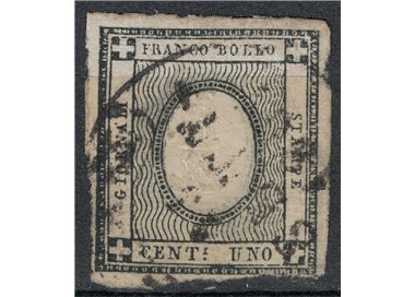 KINGDOM OF SARDINIA 1861 Postage stamps for printed matter 1c us