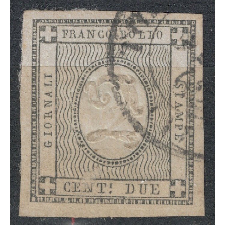 KINGDOM OF SARDINIA 1861 2c us stamps for printed matter